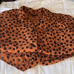 Madewell shorts pajama set Top and Bottom